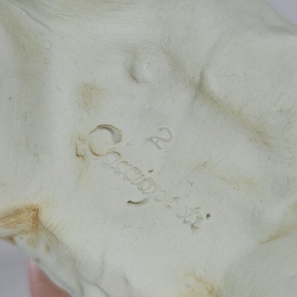 Cacciapuoti Italy Old English Sheepdog Dog Bisque Numbered Signed Original Tag - Picture 8 of 9